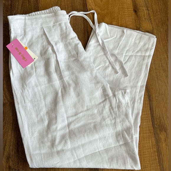 Riley & Rae soft white drawstring pants size small - Picture 4 of 5